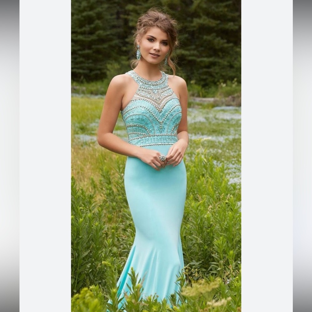 Morilee Jersey Evening Dress